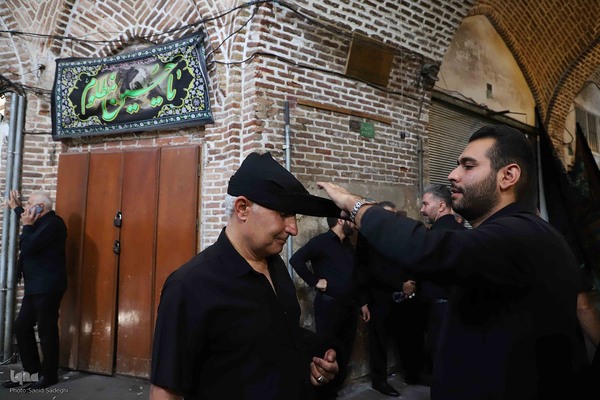 عزاداری اربعین حسینی در بزرگترین بازار مسقف جهان