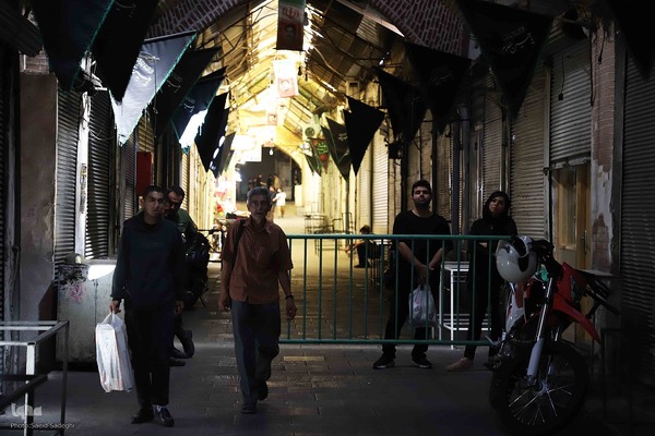 عزاداری اربعین حسینی در بزرگترین بازار مسقف جهان