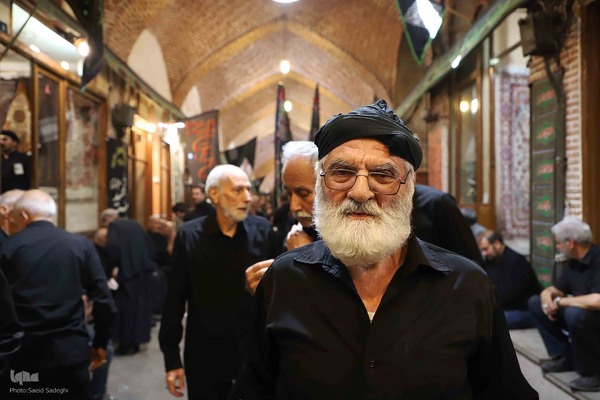 عزاداری اربعین حسینی در بزرگترین بازار مسقف جهان