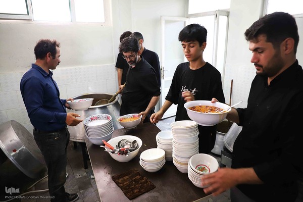 برگزاری مراسم سنتی عزاداری اربعین حسین در روستای خونیق شهرستان اهر