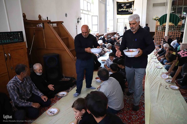 برگزاری مراسم سنتی عزاداری اربعین حسین در روستای خونیق شهرستان اهر