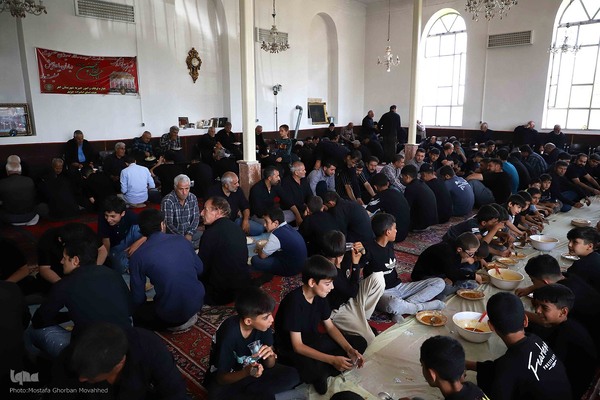 برگزاری مراسم سنتی عزاداری اربعین حسین در روستای خونیق شهرستان اهر