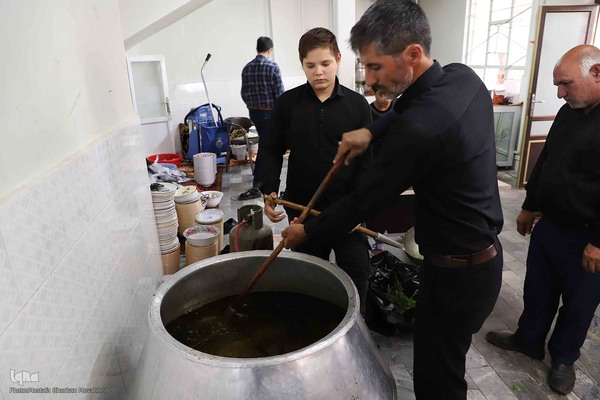 برگزاری مراسم سنتی عزاداری اربعین حسین در روستای خونیق شهرستان اهر