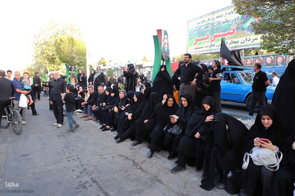 مراسم آیینی جاماندگان اربعین حسینی در تبریز