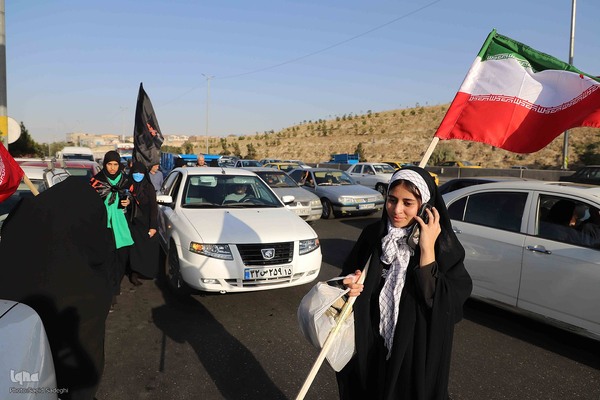 مراسم آیینی جاماندگان اربعین حسینی در تبریز