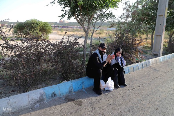 مراسم آیینی جاماندگان اربعین حسینی در تبریز