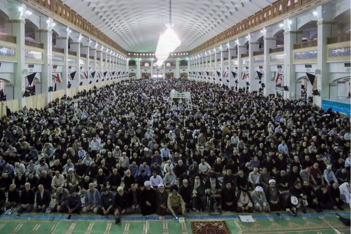 سخنرانی استاندار آذربایجان‌شرقی پیش از خطبه‌های نماز جمعه تبریز