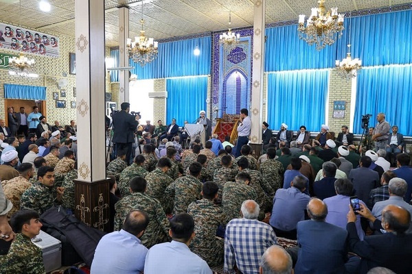 آیین تکریم و معارفه امام جمعه سراب