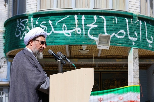 تجمع حمایتی طلاب و روحانیون تبریز در پشتیبانی از فرمایشات مقام معظم رهبری