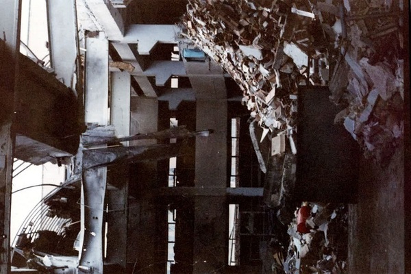 تصاویری منتشرنشده از بمباران دانشگاه تبریز