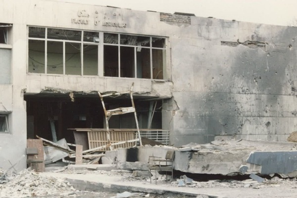 تصاویری منتشرنشده از بمباران دانشگاه تبریز