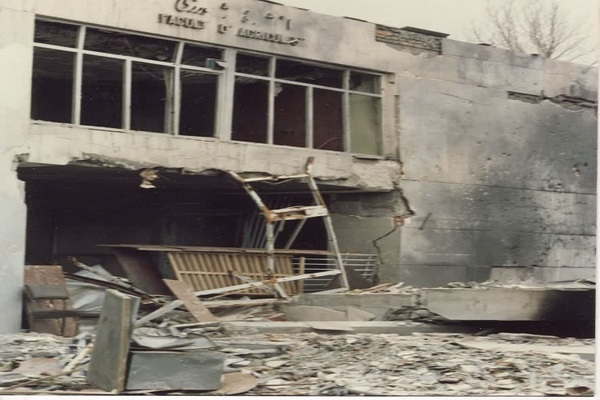 تصاویری منتشرنشده از بمباران دانشگاه تبریز