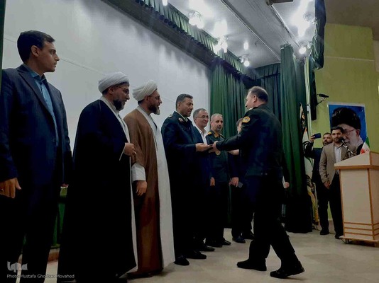 مراسم تکریم و معارفه فرمانده جدید انتظامی اهر