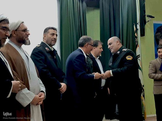 مراسم تکریم و معارفه فرمانده جدید انتظامی اهر