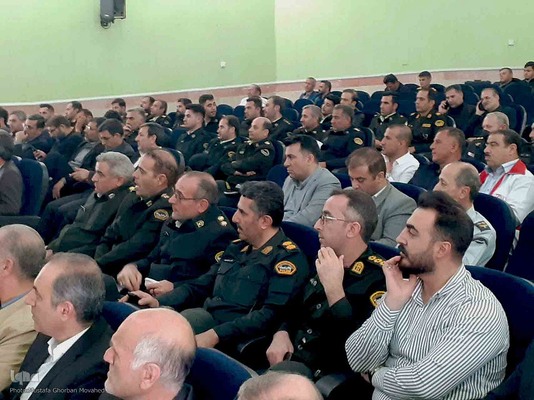 مراسم تکریم و معارفه فرمانده جدید انتظامی اهر