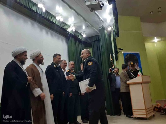 مراسم تکریم و معارفه فرمانده جدید انتظامی اهر