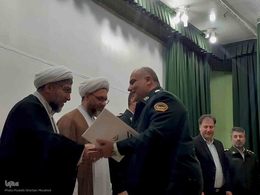 مراسم تکریم و معارفه فرمانده جدید انتظامی اهر