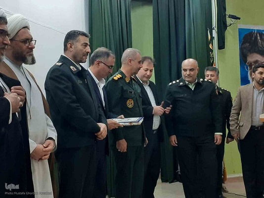 مراسم تکریم و معارفه فرمانده جدید انتظامی اهر