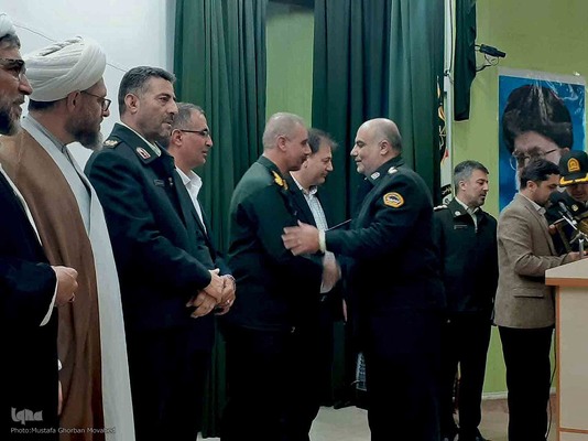 مراسم تکریم و معارفه فرمانده جدید انتظامی اهر