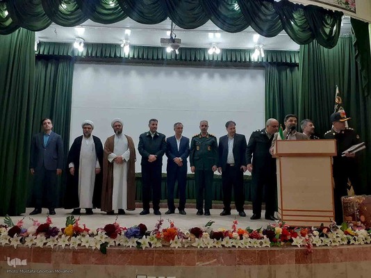 مراسم تکریم و معارفه فرمانده جدید انتظامی اهر