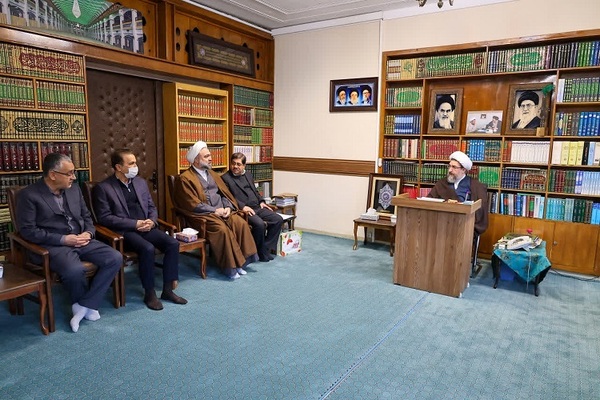 دیدار رئیس دانشگاه شهید مدنی با امام جمعه تبریز