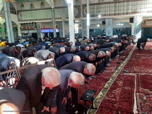 برپایی میز خدمت در مصلی نماز جمعه شهرستان اهر