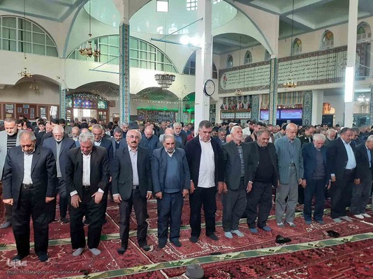 برپایی میز خدمت در مصلی نماز جمعه شهرستان اهر