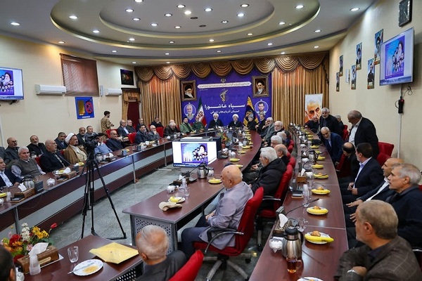 مراسم قدردانی از رزمندگان لشکر عاشورا در عملیات آزاد سازی سوسنگرد