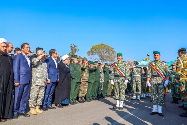 مراسم استقبال از شهدای گمنام