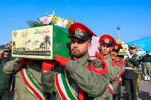 مراسم استقبال از شهدای گمنام