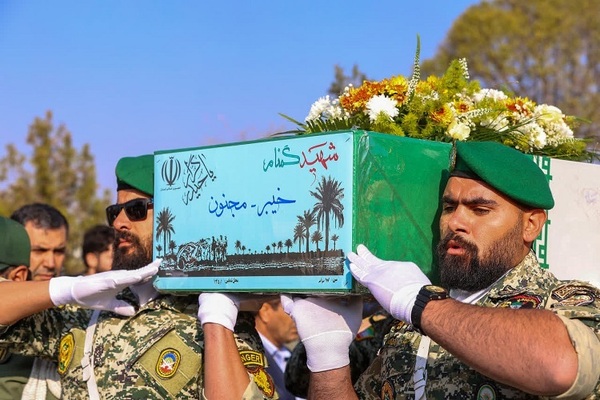 مراسم استقبال از شهدای گمنام