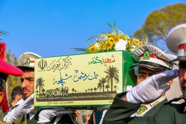 مراسم استقبال از شهدای گمنام