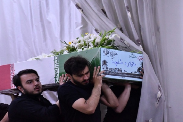 مراسم استقبال از پیکر مطهر شهید گمنام در دانشگاه تبریز