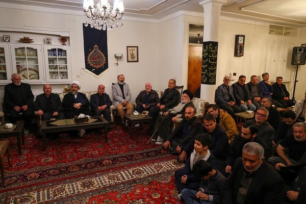 حضور امام جمعه تبریز در روضه خانگی