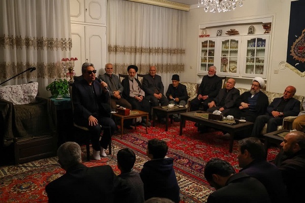 حضور امام جمعه تبریز در روضه خانگی