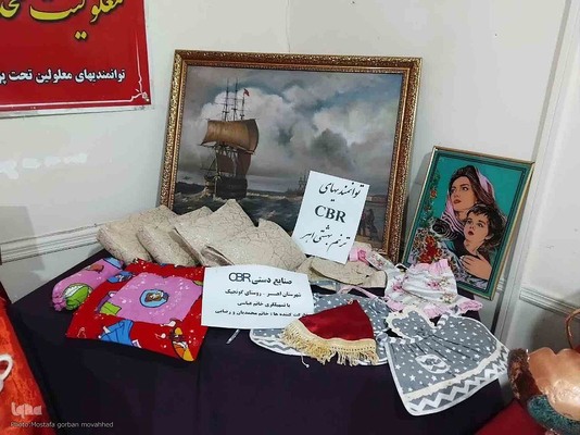 برپایی نمایشگاه صنایع دستی و هنری افراد دارای معلولیت در اهر