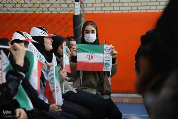 بیست و هفتمین مانور سراسری زلزله در هنرستان خدیجه کبری تبریز