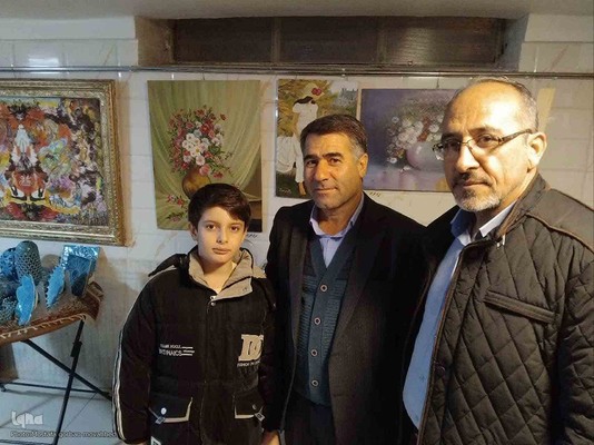 افتتاحیه نمایشگاه گروهی آثار هنرهای تجسمی "حلقه هنرمندان" در اهر