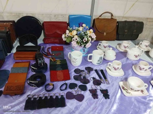 افتتاحیه نمایشگاه گروهی آثار هنرهای تجسمی "حلقه هنرمندان" در اهر