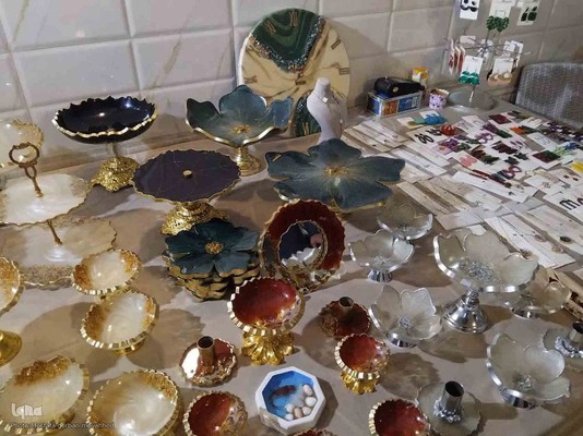 افتتاحیه نمایشگاه گروهی آثار هنرهای تجسمی "حلقه هنرمندان" در اهر