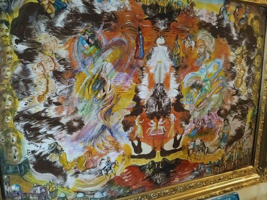 افتتاحیه نمایشگاه گروهی آثار هنرهای تجسمی "حلقه هنرمندان" در اهر