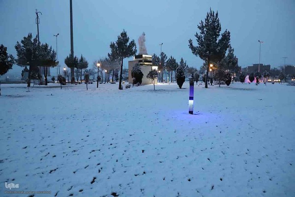 بارش برف در شهرستان اهر