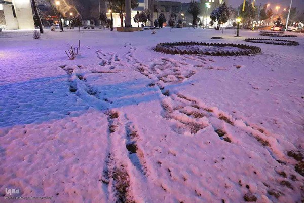 بارش برف در شهرستان اهر
