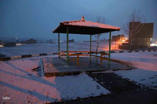 بارش برف در شهرستان اهر