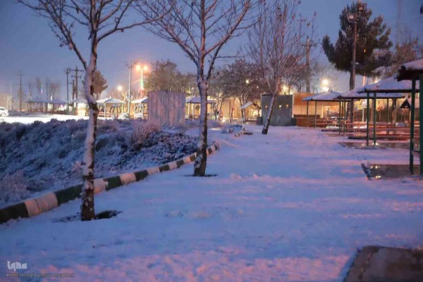 بارش برف در شهرستان اهر