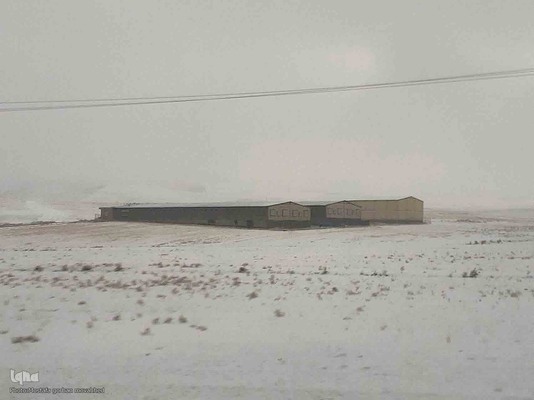 طبیعت برفی ارتفاعات و مناطق روستایی اهر