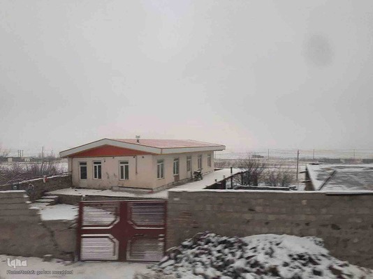 طبیعت برفی ارتفاعات و مناطق روستایی اهر