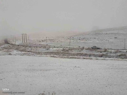 طبیعت برفی ارتفاعات و مناطق روستایی اهر