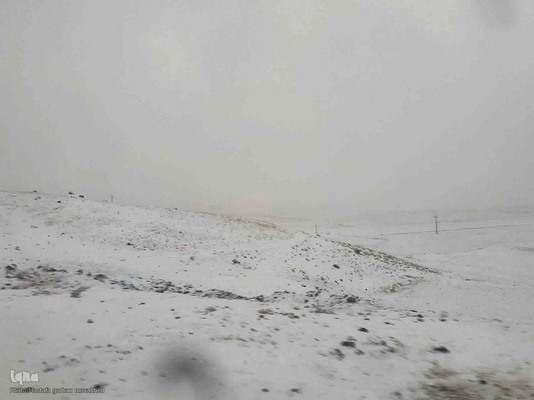 طبیعت برفی ارتفاعات و مناطق روستایی اهر