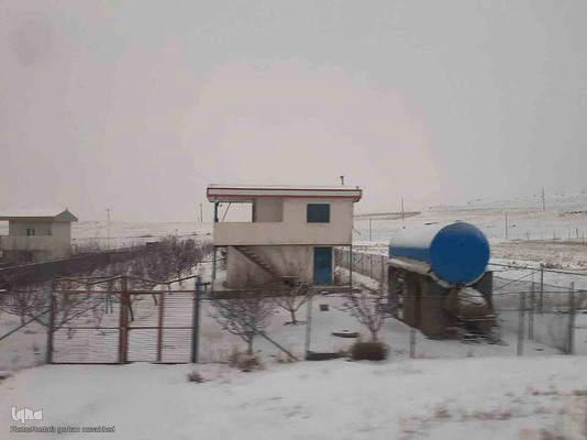 طبیعت برفی ارتفاعات و مناطق روستایی اهر